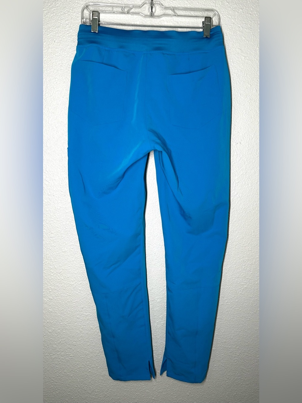 Mandala Scrub Pants 6 Pocket Slim Electric Blue Women’s Size Small - Picture 2 of 7